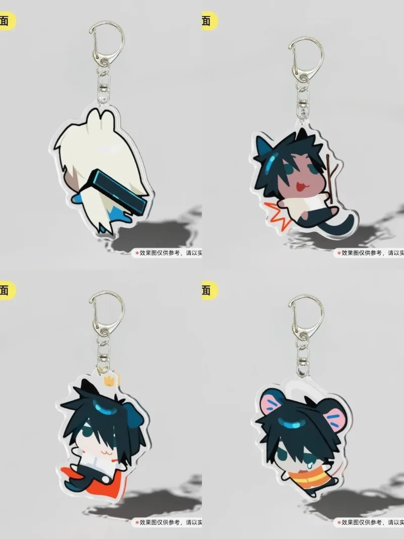 Anime False Memory Acrylic Keychain Fang Tang Keyring Bag Charm Exquisite Pendant Collection Ornament Friends Gift for Fans Cos
