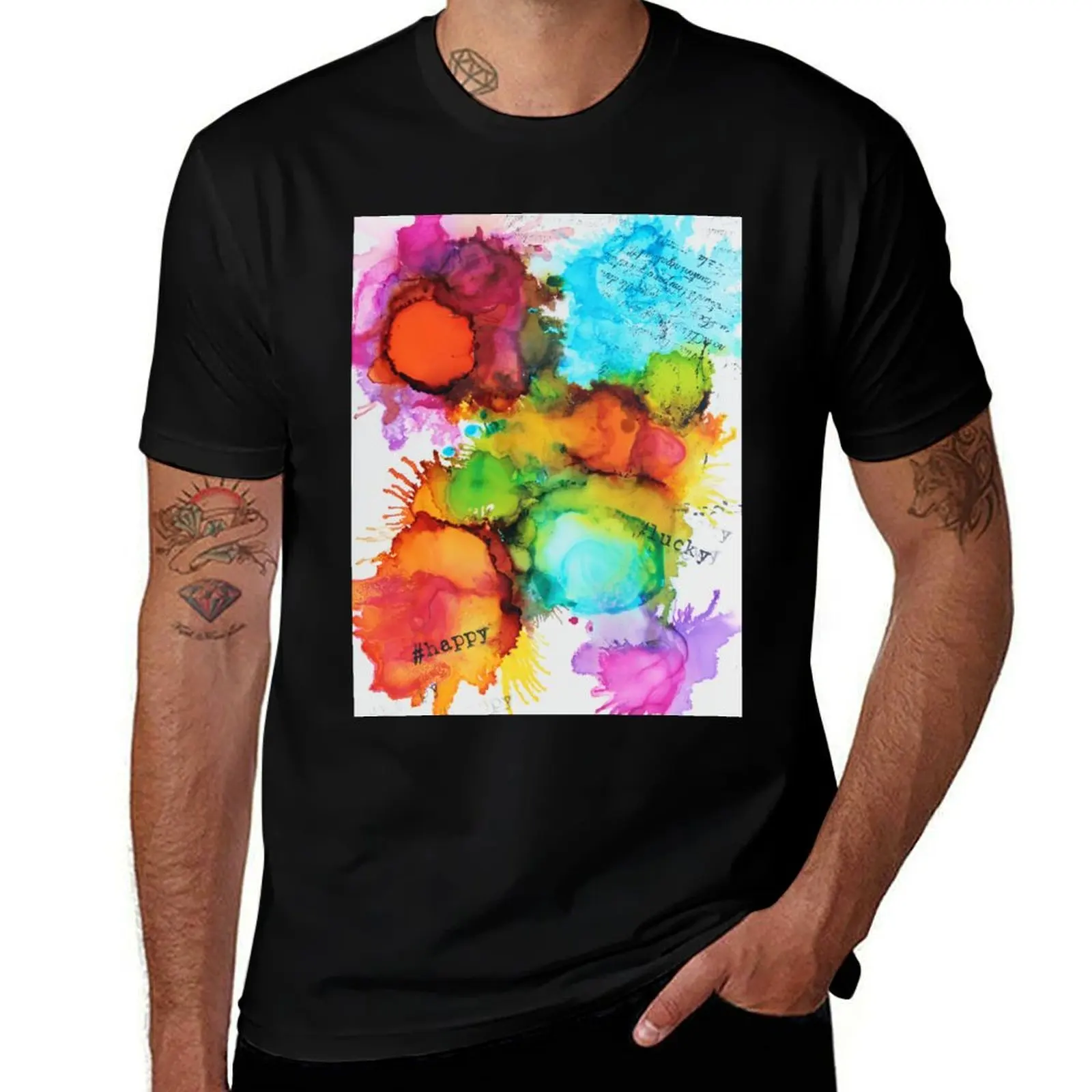 

Happy II (happy art) T-Shirt man graphic t shirt essential t shirt T-Shirt