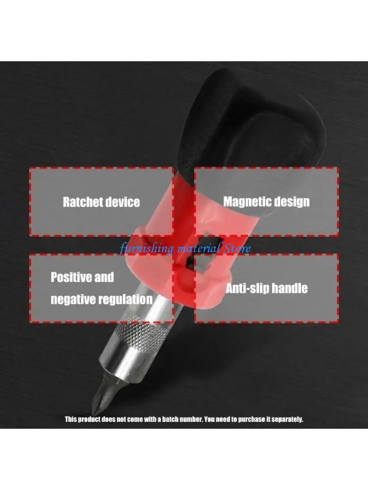 

Y5GD 1/4in Sockets Ratcheting Screwdriver With Bit Holders For Repair