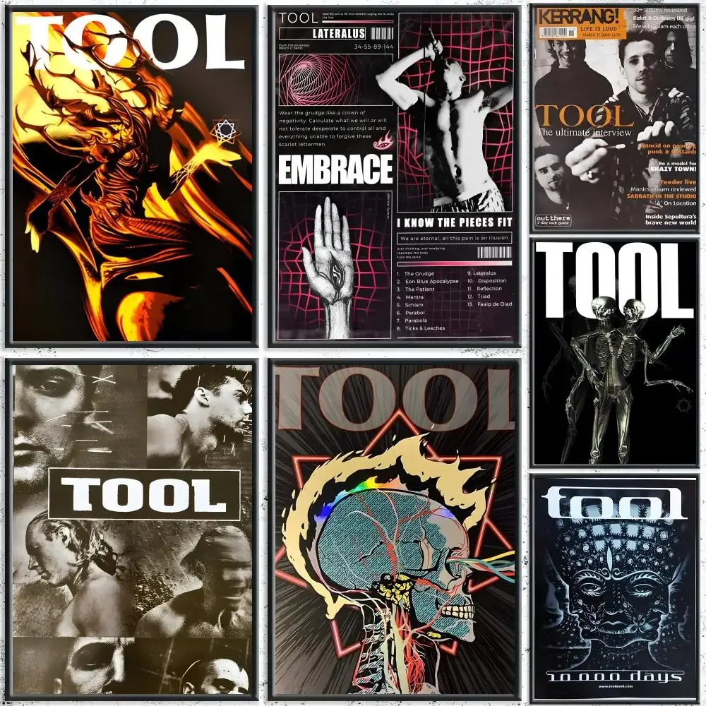 Tool Band Lollapalooza In Texas Painting Calligraphy HD Canvas Poster Crease Free Waterproof All Space Wall Decor