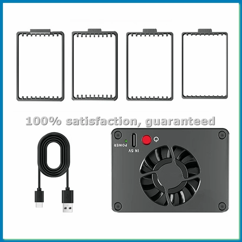 Camera Cooler Quiet Radiator CoolingFan AluminumAlloy Semiconductor Radiator for ZV-E10 A7M4 R5 R7,A-VVNB