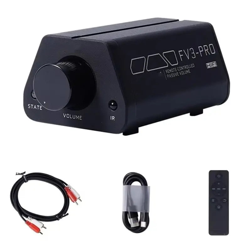

PHILE-High Precision Passive Preamp FV3-PRO Remote Control Volume Control Post-Stage Active Speaker