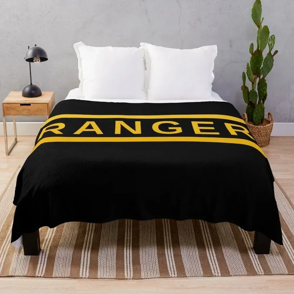 

Ranger Tab United States Throw Blanket Furry Flannel Blankets