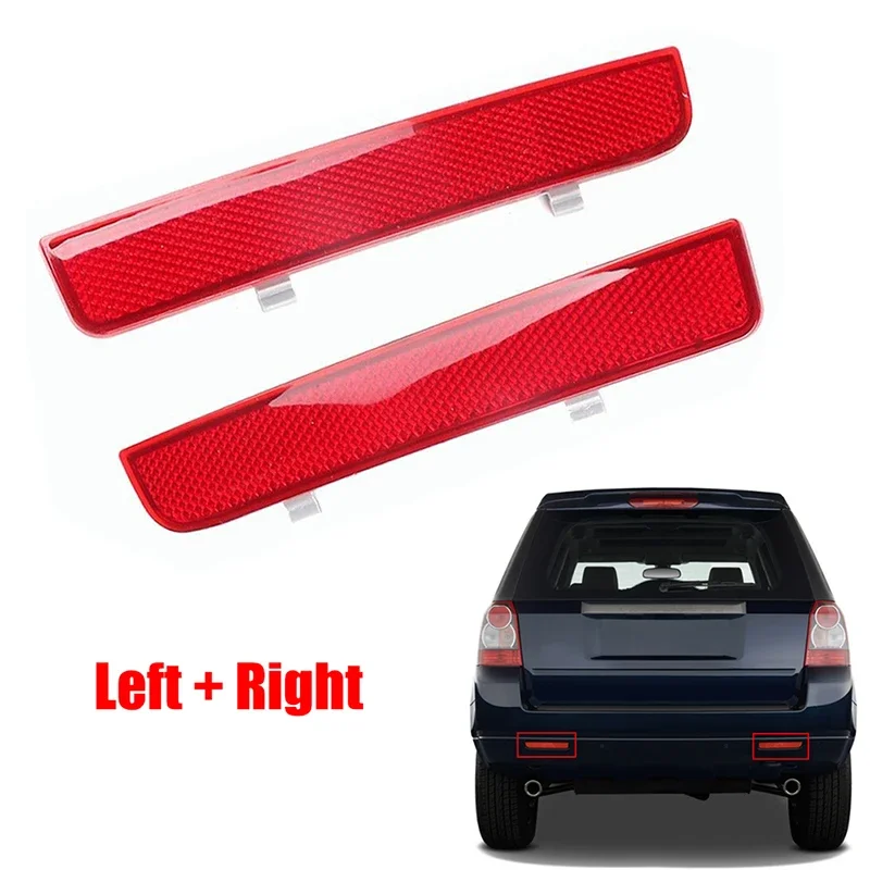 LR006348 Car Rear Bumper Reflector Warning Red Lens Parts For Land Rover LR2 2008 2009 2010 2011-2015 Fit Range Rover 2003-2012