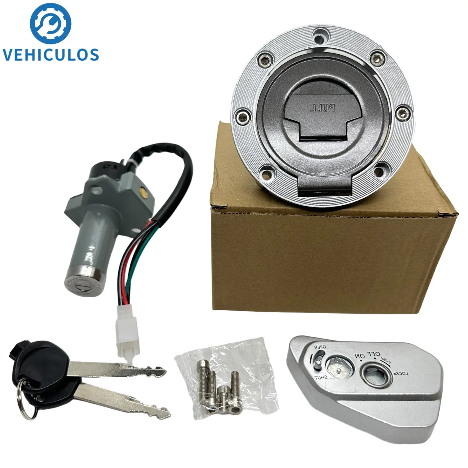 

Complete Lock Kit for Vento Crossmax 250 Pro Aluminum Plastic 1Set Locks & Latches Black Silver Motorcycle Accessories