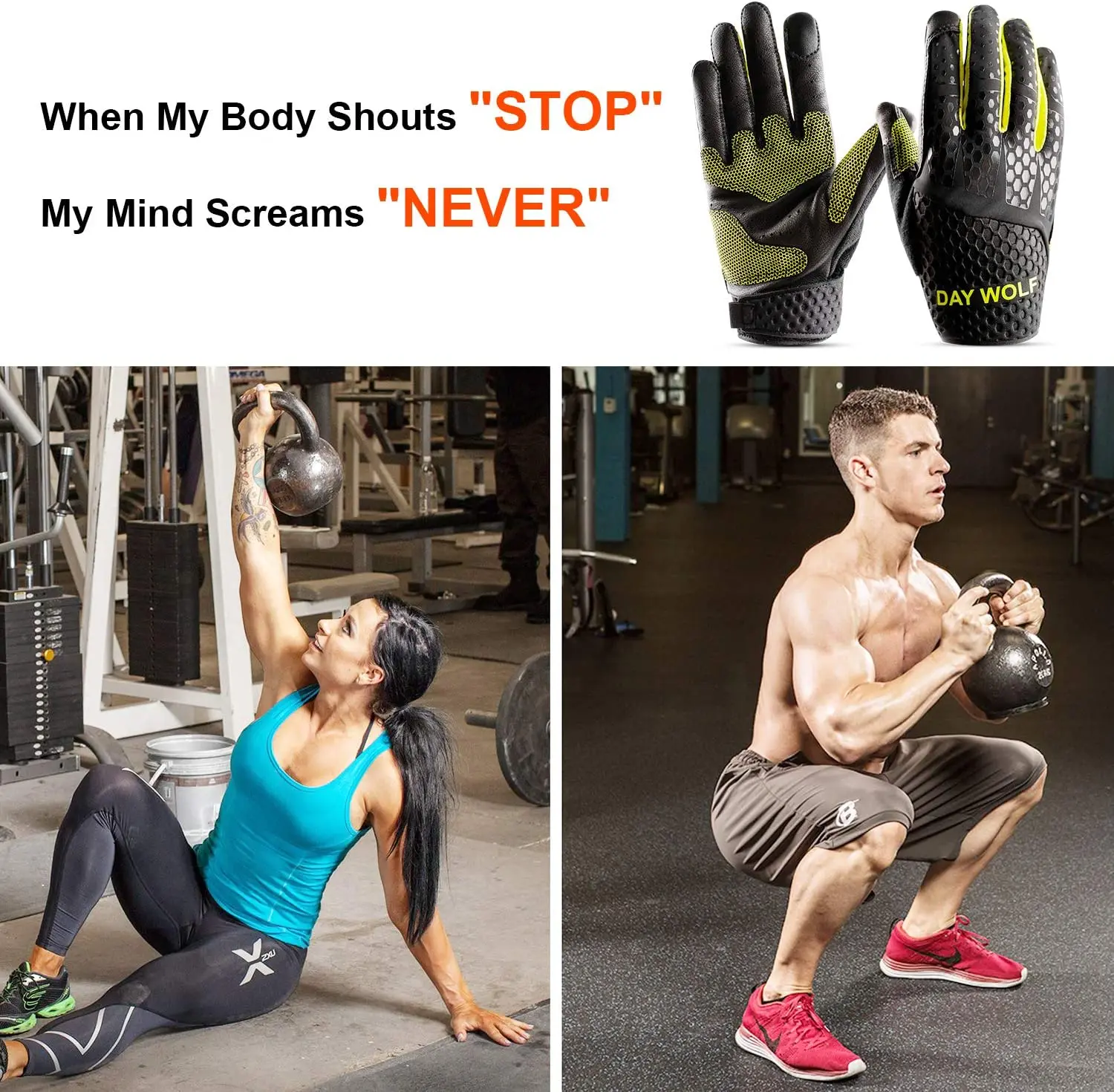 Guantes de gimnasio para hombres y mujeres, manoplas de Fitness para levantamiento de pesas, entrenamiento de culturismo, ejercicio deportivo, ciclismo, entrenamiento deportivo