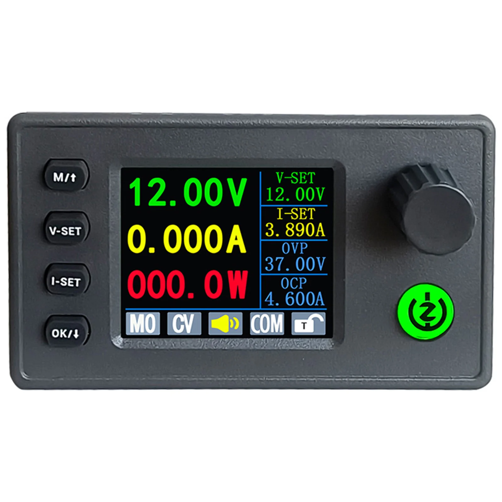 For DIY Projects Adjustable Voltage CNC DC Converter 83x48x29.4mm 40W Adjustable Power Supply 1.8 Inch Large Screen