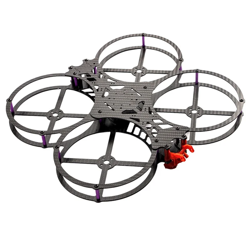 WOWFU-Carbon Fiber 5Inch FPV Drone Frame Kit 223.5Mm Wheelbase Micro Circular Quadcopter Frame For Racing Aerial Photography