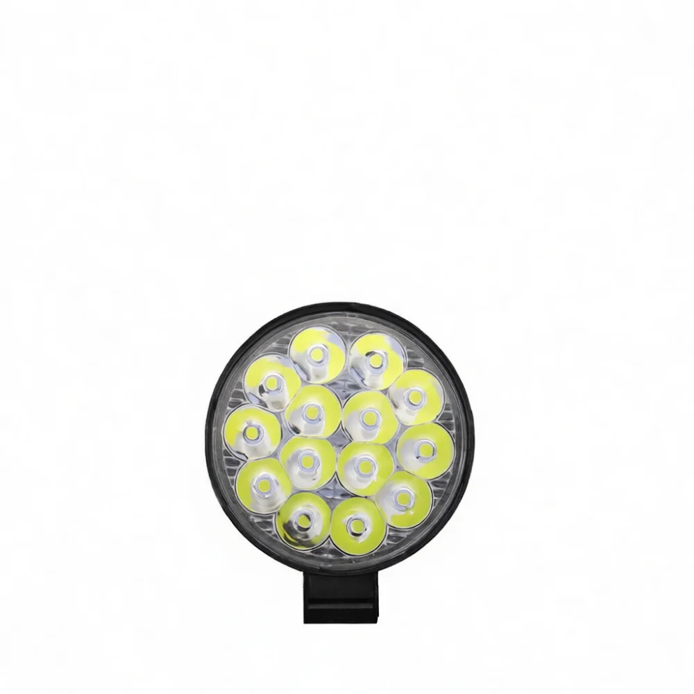 Powerful 48W LED Work Light Round Square Driving Spotlight Offroad Fog Lamp Universal Vehicle Accessory Front Lighting