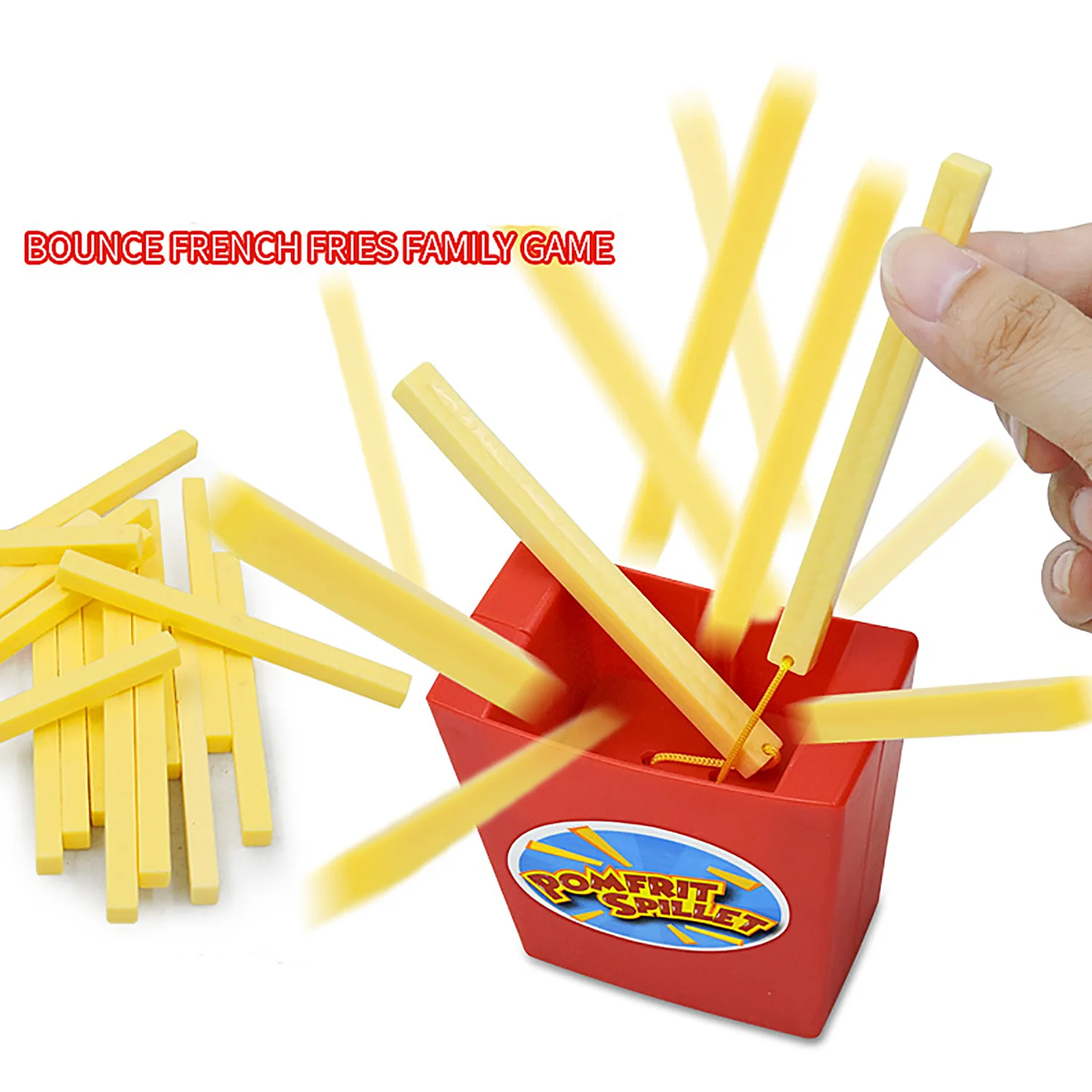 Bouncing French fries toys, fun gatherings, multiplayer tabletop games, pranks, puzzle parent-child interactive toys