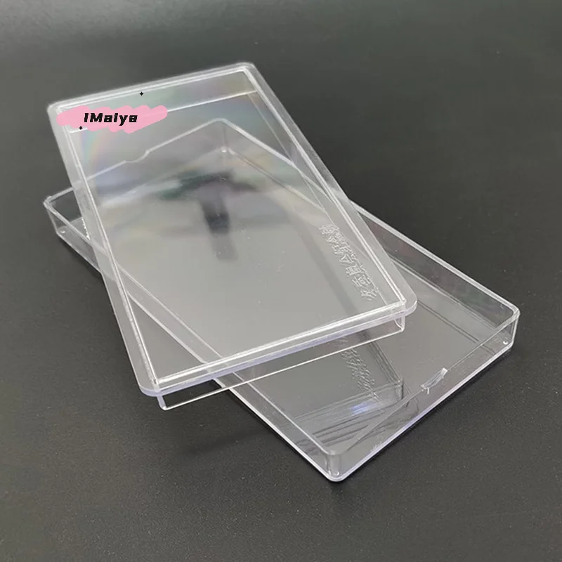 Picture 3: M-1Pc Portable Storage Box Paper Money Jewelry accessories Currency Banknote Cases Collection Box Transparent Plastic Case