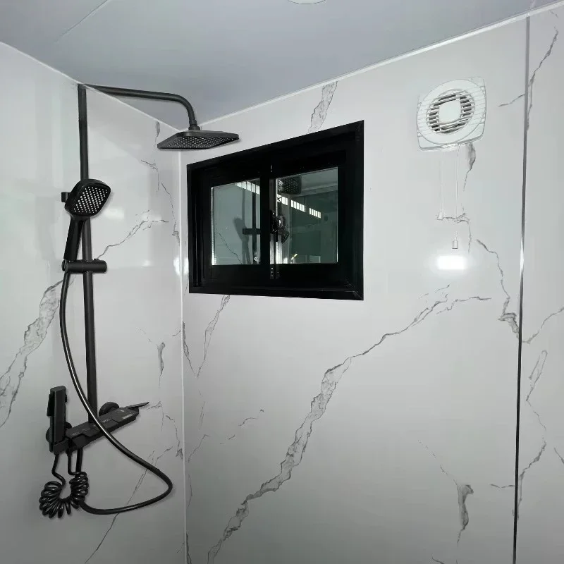 Modular Portable Cabin Multi Function Container House with Solar Panel Luxury Design Living Room