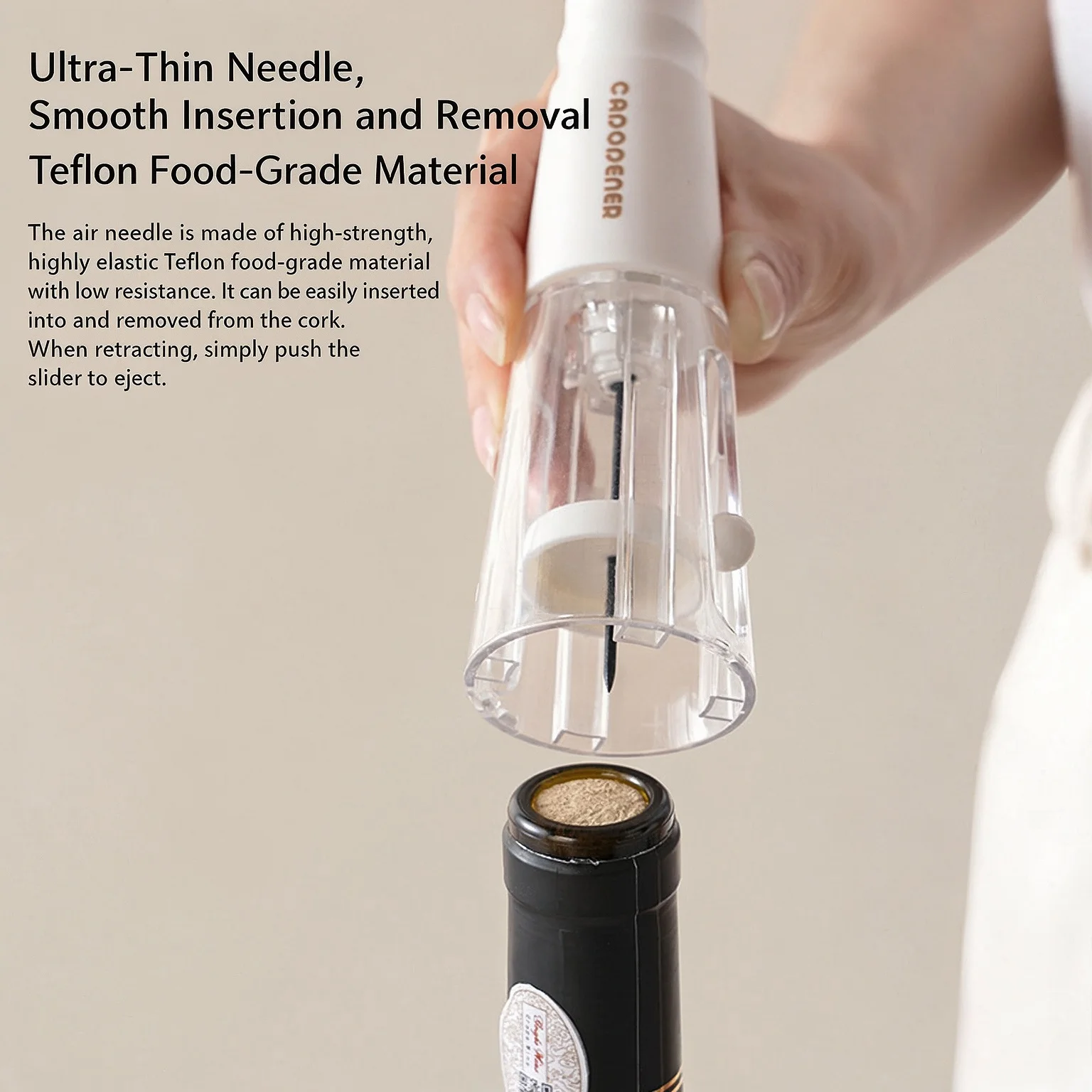 Air Pressure Wine Opener Needle Type Cork Remover Easy Bottle Opener Tool For Red Wine Kitchen Bar Accessories - view 2