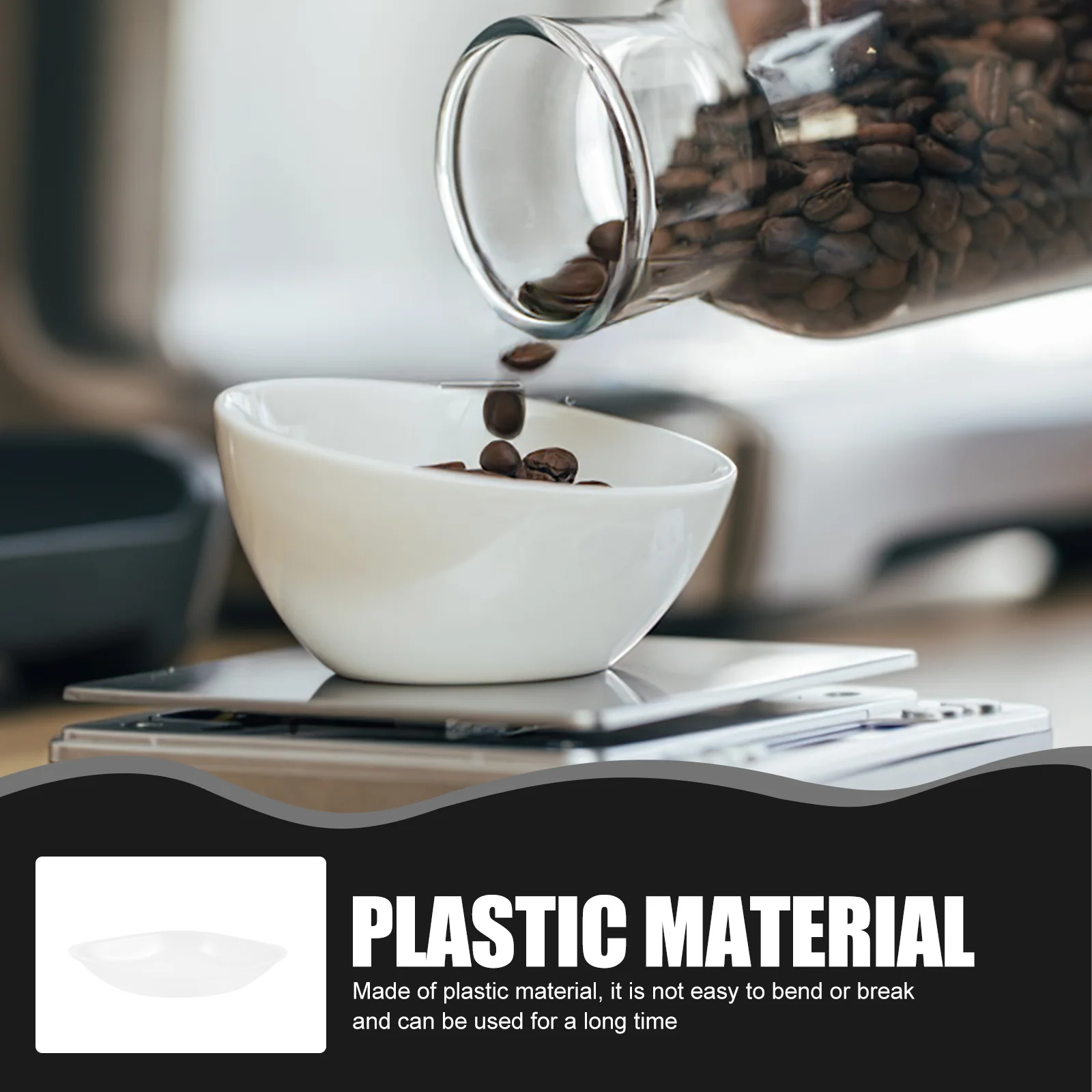 

20Pcs Sample Weighing Trays Plastic Weighing Pans for Labs Lightweight Non-Stick Surface Measuring Powder Solids Liquids Balance