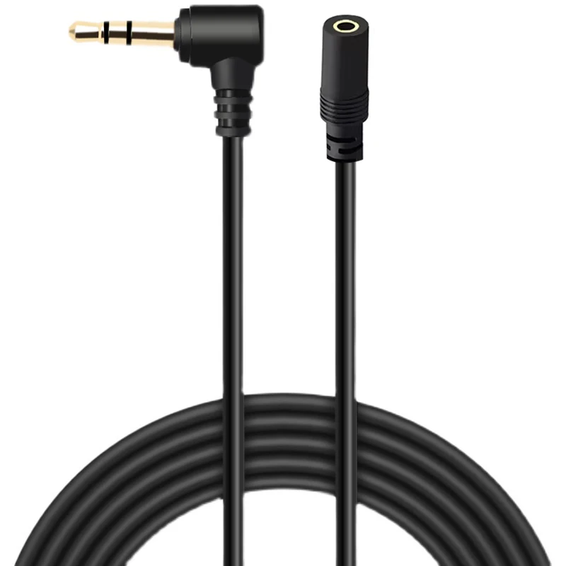 3.5mm Headphone Extension Cable 90 Degree 1/8\