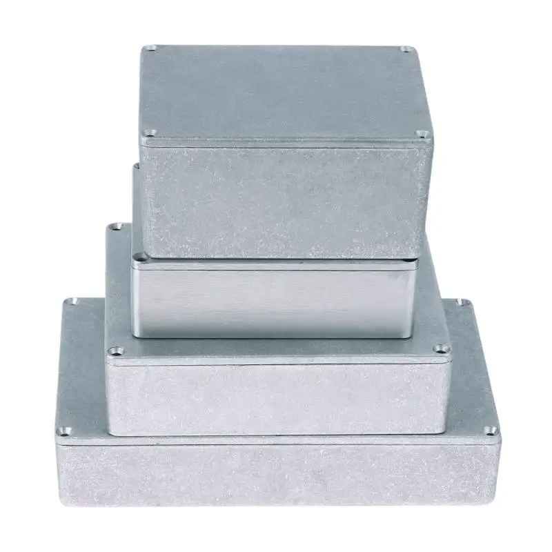 Gitarren-Effektpedal-Gehäuse aus Aluminiumdruckguss mit Schrauben, Stompbox-Gehäuse, Gitarrenzubehör – Detail 2