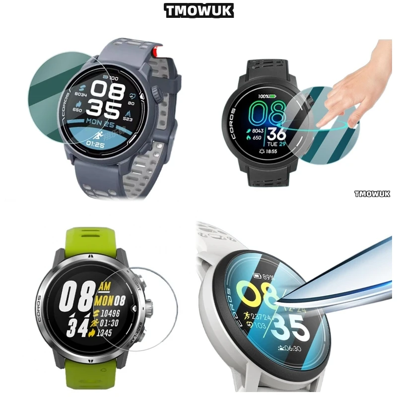 

For Coros PACE 2 3 42 46 MM APEX 2 Pro VERTIX 2 2S - Anti-Scratch 9H Hard Tempered Glass For Smart Watch's High-Resolution Scree
