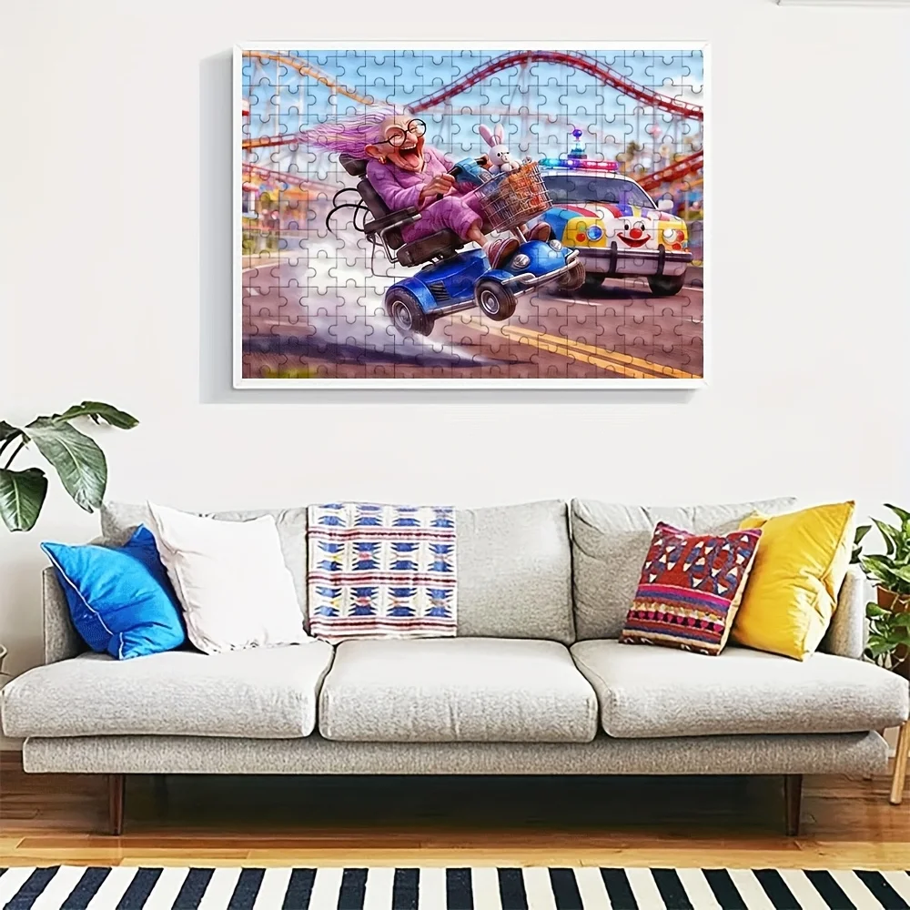 500/1000 Stück für Erwachsene Puzzle – Anspruchsvoll großer Denkaufgabe mit komplexen Mustern, tragbare Box für Familiengam