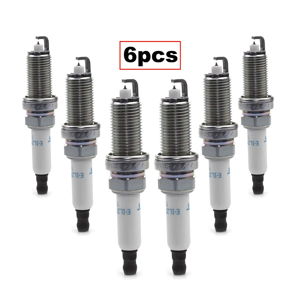 

6pcs Spark Plug For BMW 528i F10 2010 2011 5 Series 530i 330i 328i E90 E91 E92 3.0L 2.5L N52 N53 Enigne Accessories LZFR6AP11GS