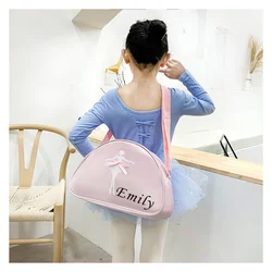 Personalized Printing Children's Dance Bag New Children's Shoulder Dance Backpack Latin Ballet Backpack Girls' Princess Dancebag