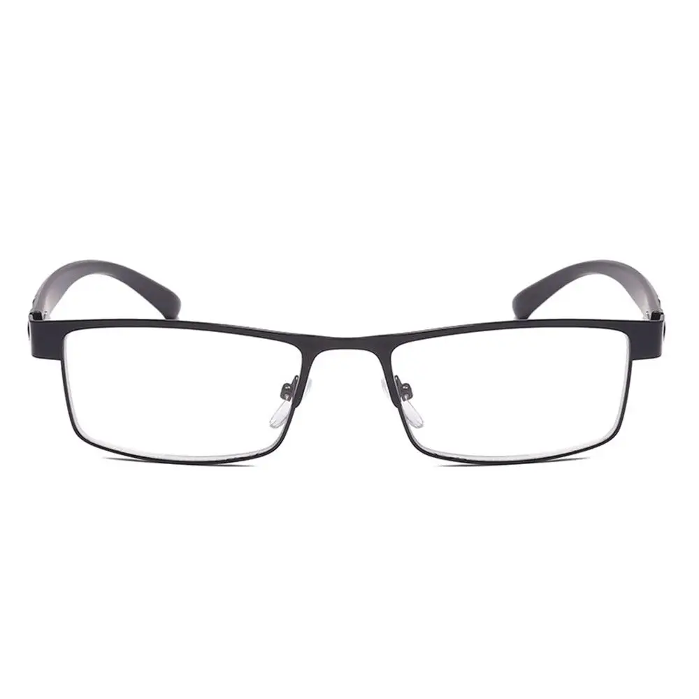 High Quality Men Titanium Alloy Reading Glasses Non Spherical Coated Lenses Business Hyperopia Prescription Eyeglasses +1.0 ~+4.