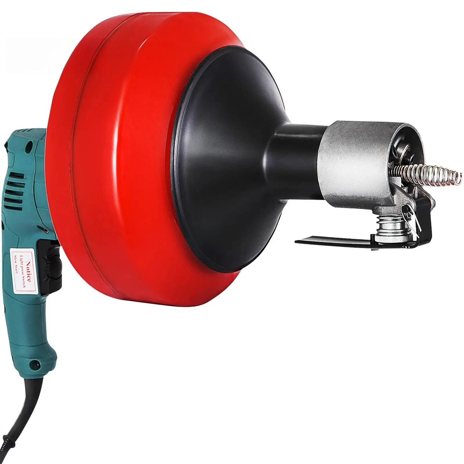 WeWork Handheld  Drain Auger Cleaner 26 ft x 1/3 in Cable Por   Sewer Snake Machine