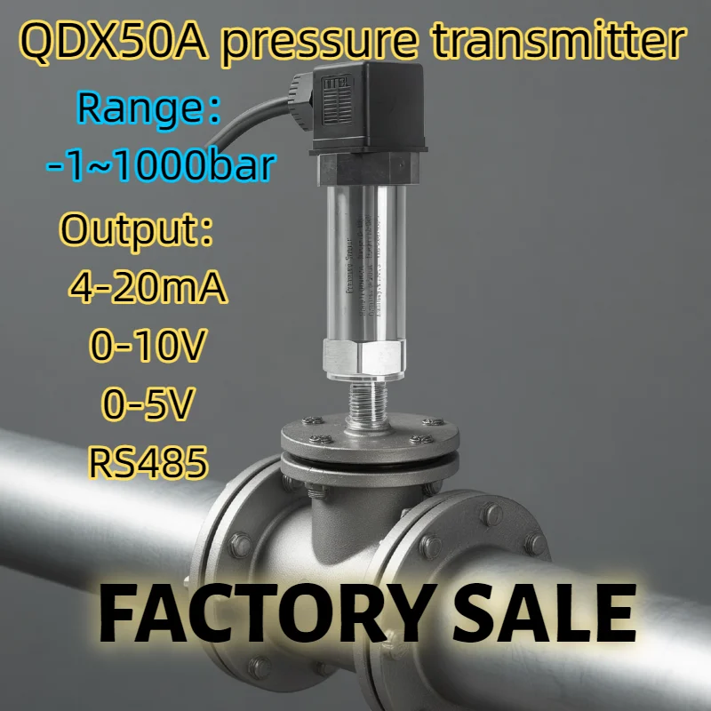 G1/4" 4-20mA 0.5-4.5V Pressure Sensor RS485 10bar 500Kpa 24V Supply pressure 0.2bar 1bar 50bar 100bar pressure transmitter