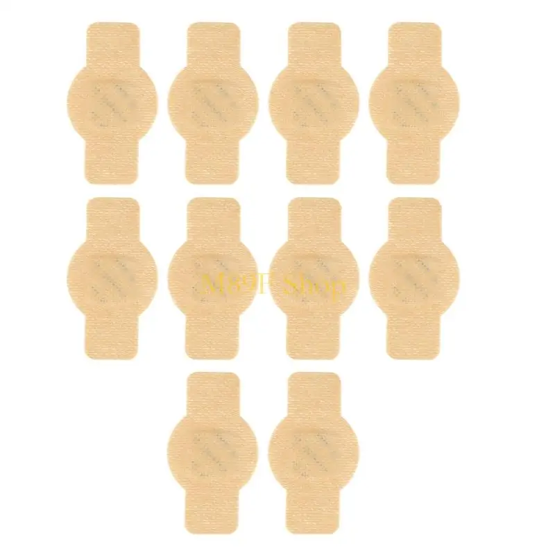 M89F 10pcs Clear Orthopaedic Finger Guards Clinical Adhesive for Fragile Unguis Care