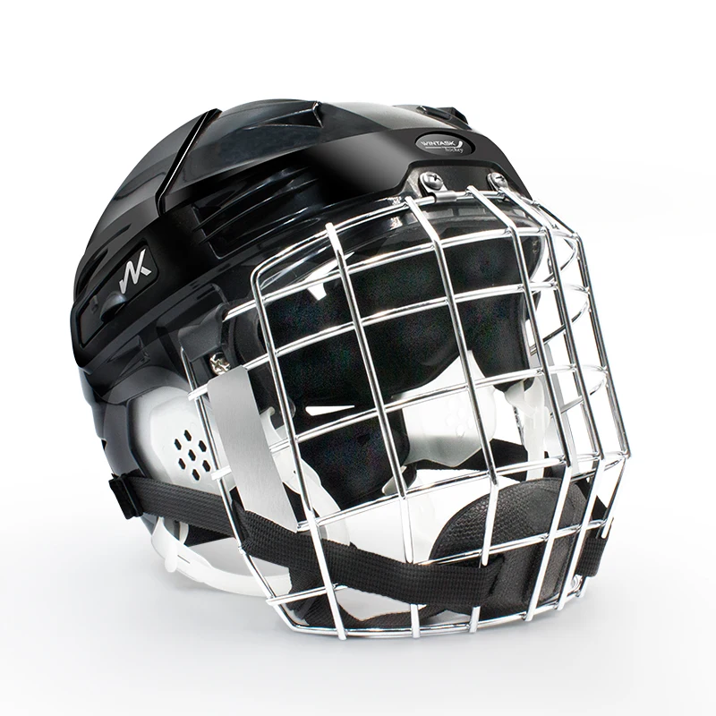 Casco de Hoey sobre Hielo y Land Hoey, Equipo de Protección Cleto, para Patinaje, Hoey con Pelota, Uso Especial, par...