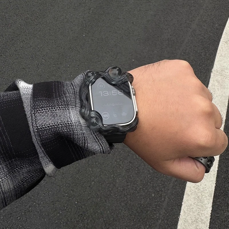 외계인 주변 액세서리 보호 케이스에 적합한 맞춤형 시계 장식 49mm Ultra1/2 시계 Alien 케이스 선물 DIY