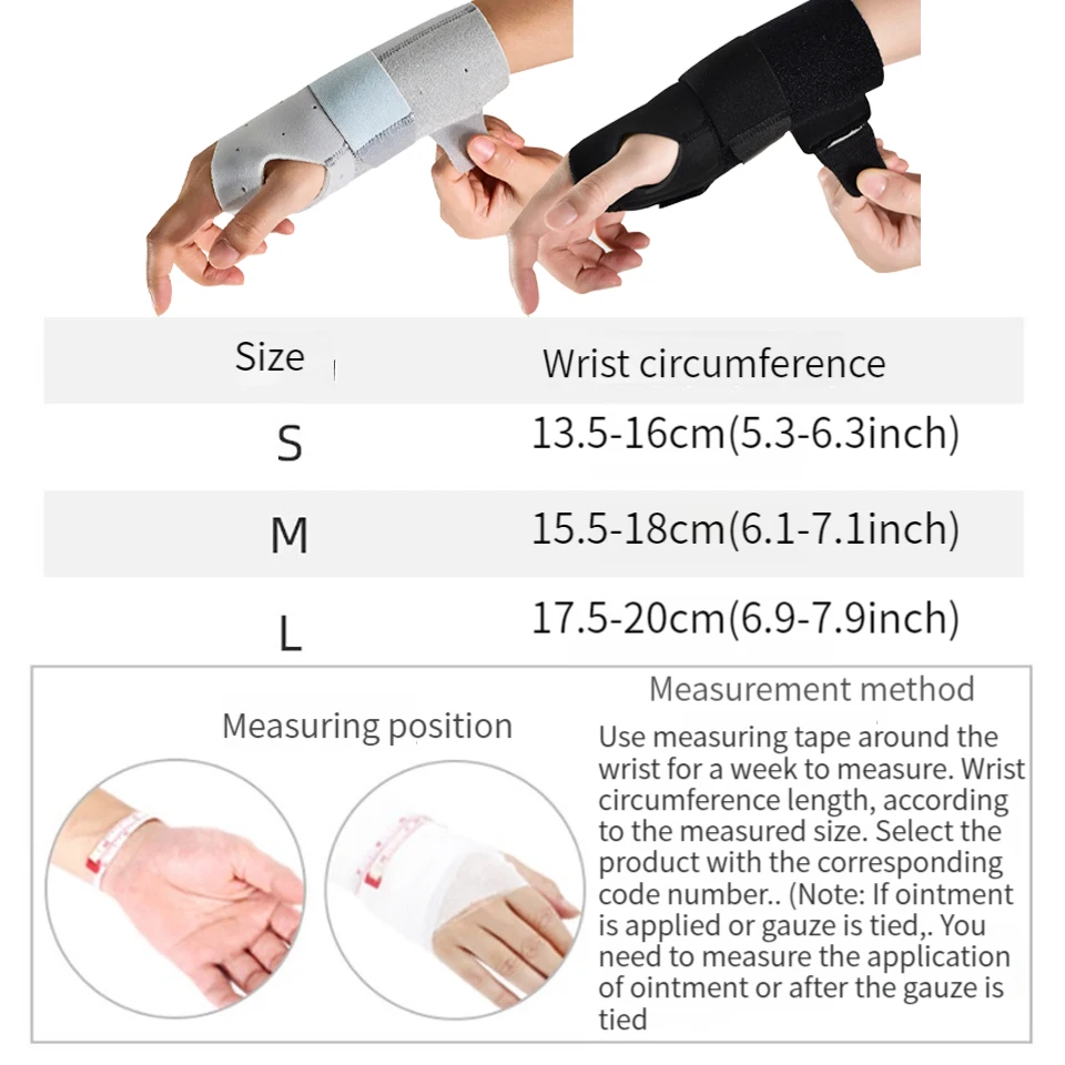 1PCS Wrist Brace Carpal Tunnel Support Pain Relief Women Men Adjustable Wrist Guard Fit Right Left Hand for Arthritis Tendonitis