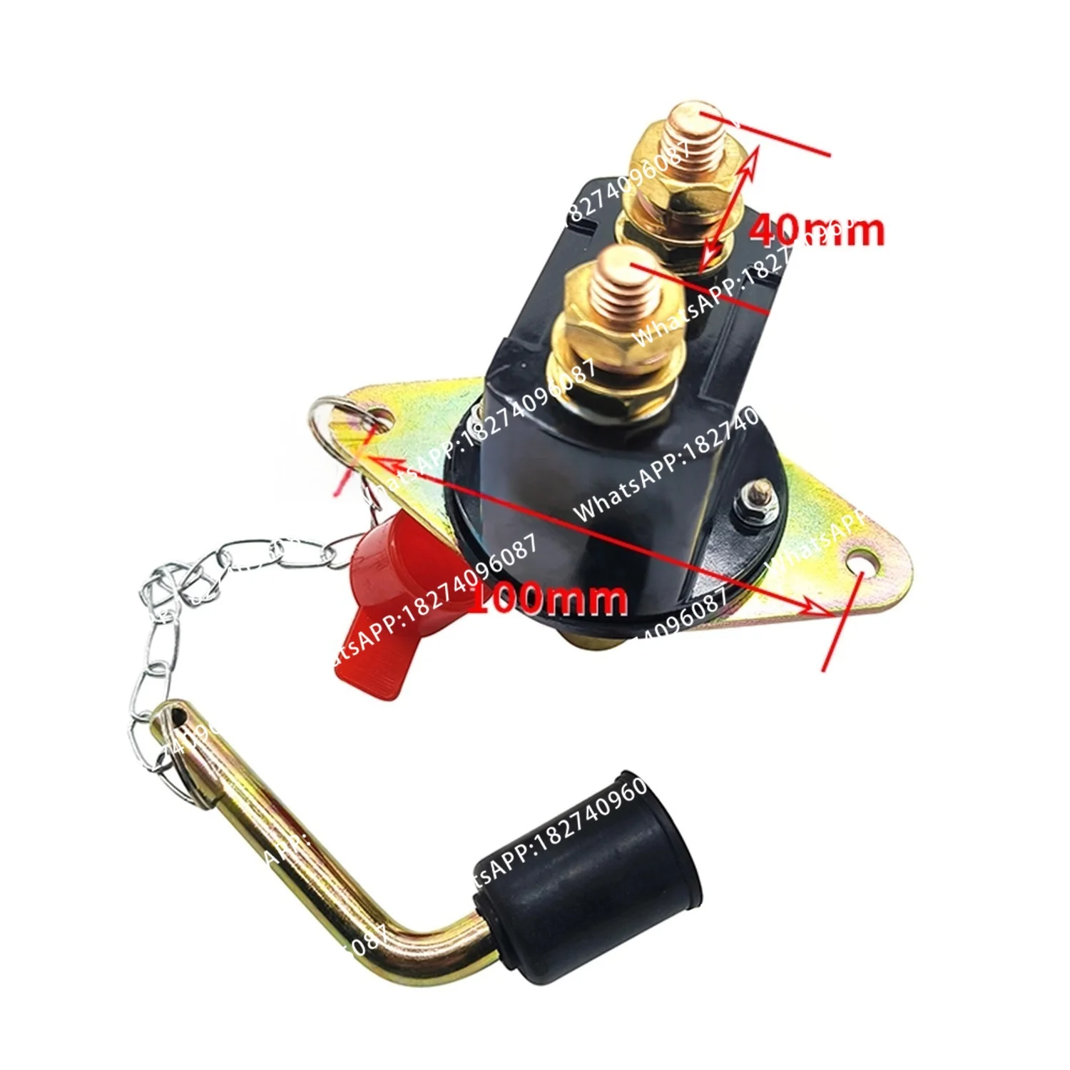suitable for the main power switch   excavators and loaders, hand-operated battery power-off main knife switch