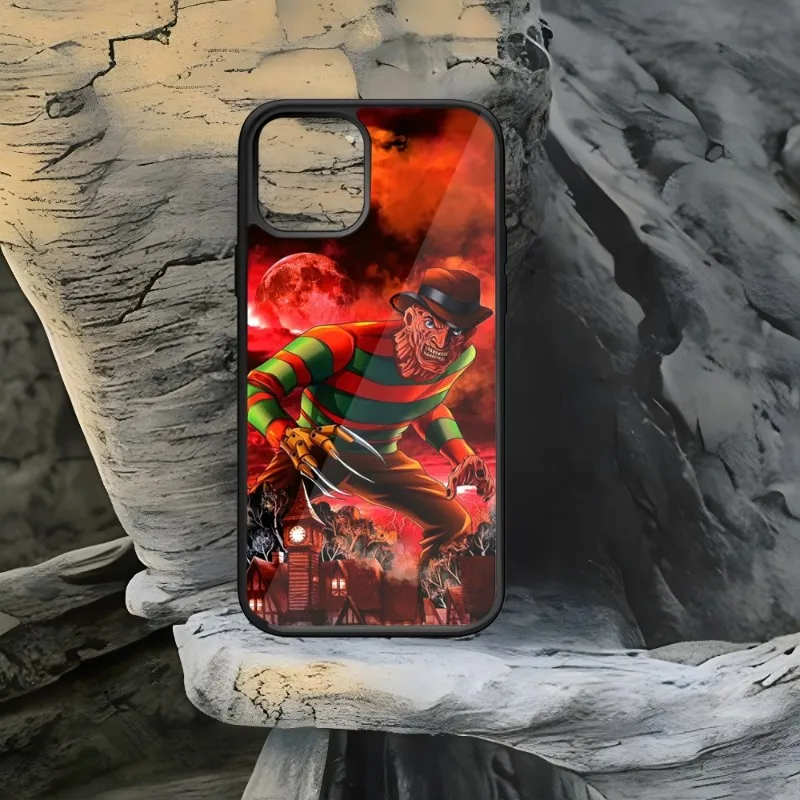 Film K-Krueger F-Freddy Horror Phone Case For Iphone 14 13 12 11 Pro Max Mini 7 8 6 Plus Se Xr X Xs 2020 PC+TPU Cover