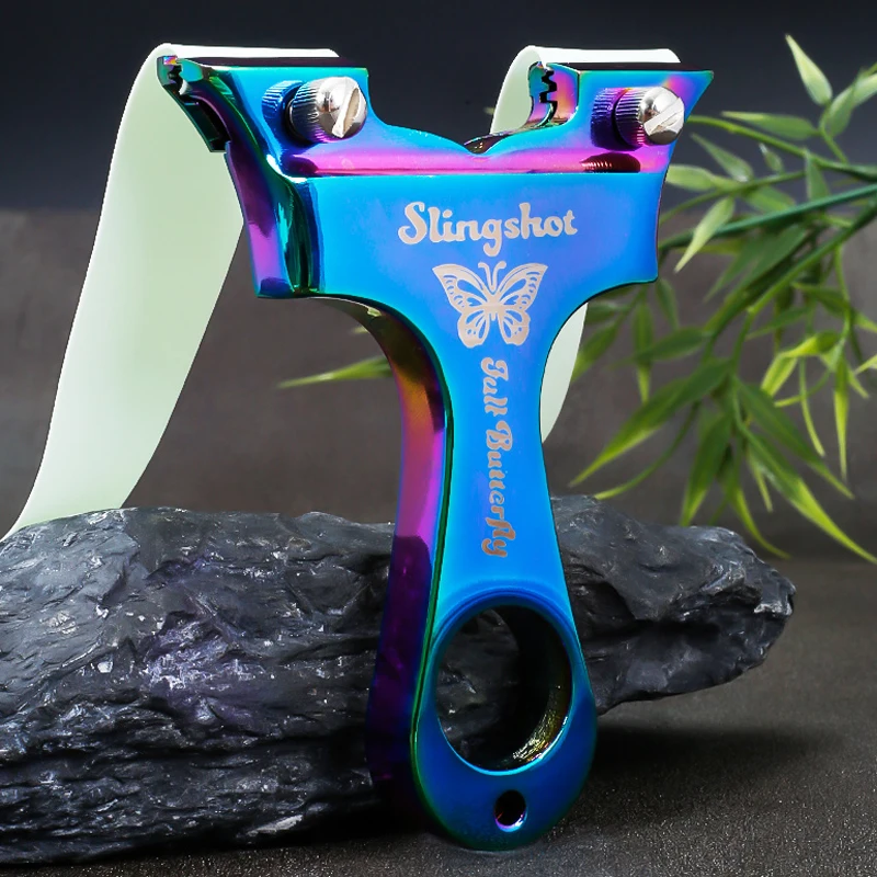 

Новый продукт, красочная рогатка для стрельбы, металлическая охотничья рогатка высокой твердости, высококачественная подарочная коробка для игрушек для стрельбы на открытом воздухе