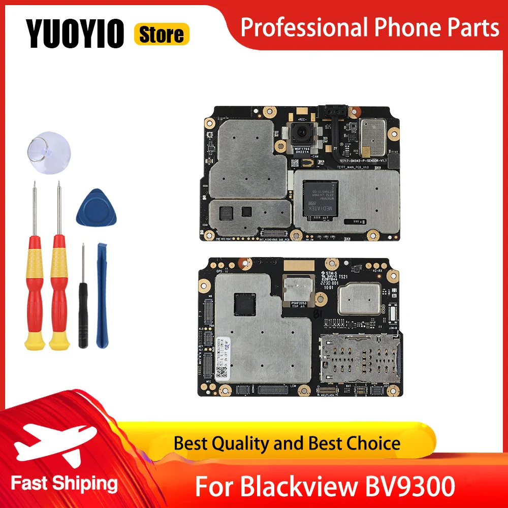 YUOYIO 100% New Motherboard For Blackview BV9200 BV9300 BV9800 BV9900 Smartphone Main Board Perfect Replacement Parts