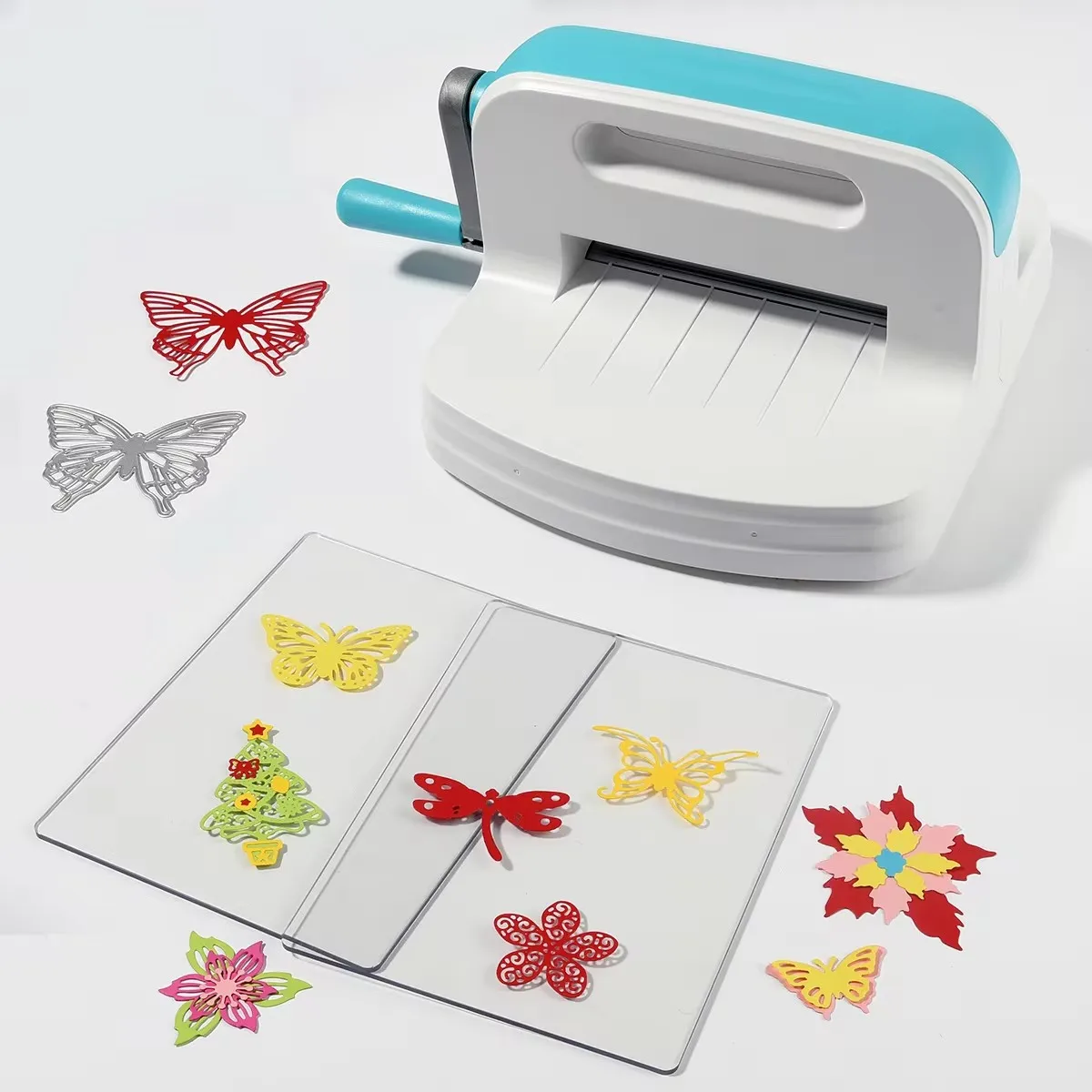 

A5 Manual Die Cutting & Embossing Machine 6" Opening Portable Paper Crafter for Scrapbooking Card Making DIY Arts Crafts Tool