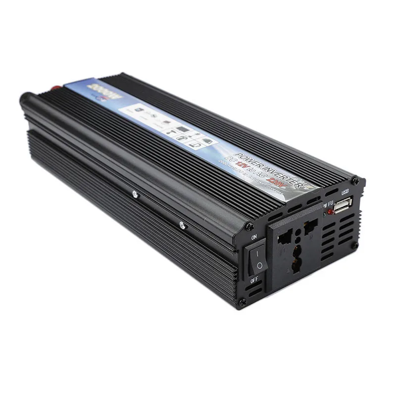 

Power Inverter With terminal wire Modified Sine Wave DC 12V to 220V Peak Power Solar Power Inverter Car Converter HWC