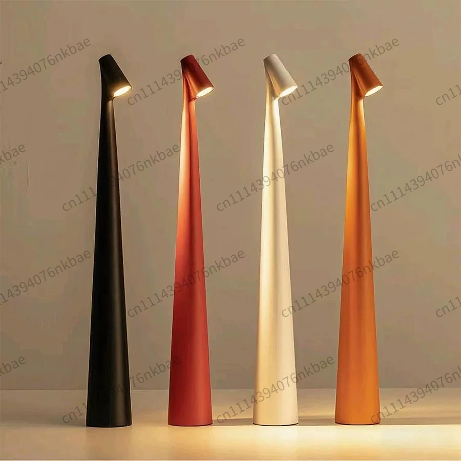 Creative High Leg Bedside Table Lamp Premium Warm Light Ambient Decor Lamp for Bedroom Wedding Home Decor