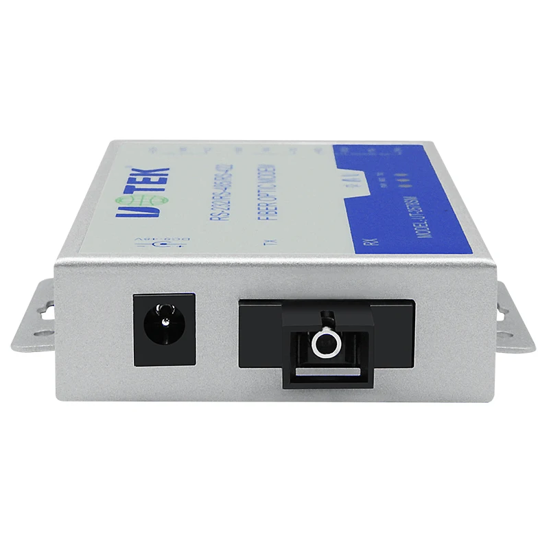 Módem Industrial Serial RS232 RS485 RS422 Convertidor Convertidor De Fibra Óptica UOTEK UT-2577SM RTS