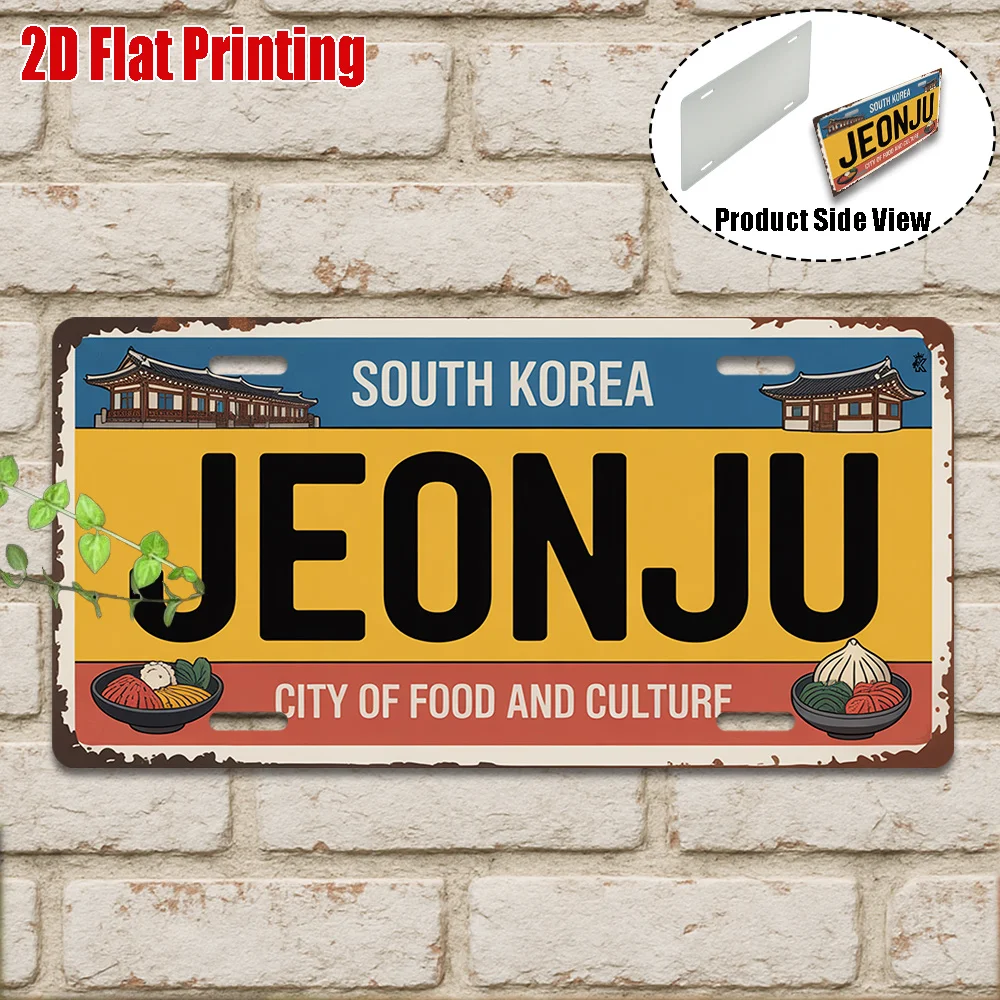2D Flat - 1pc, Vintage Metal Sign, for Decorative Purposes Only, Outdoor Plaque & Wall Decoration  Full-State Aluminum Sign