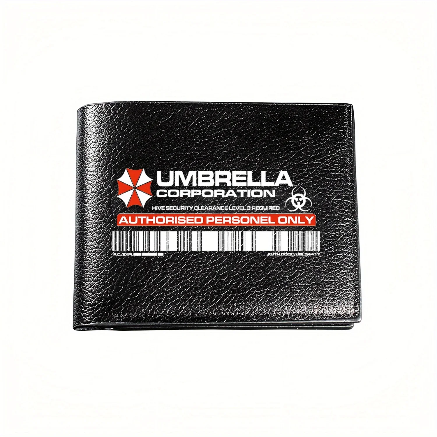 

Umbrella Corporation Security Clearance Level 3, требуется кошелек — деловой мужской повседневный элегантный простой практичный качественный кошелек S