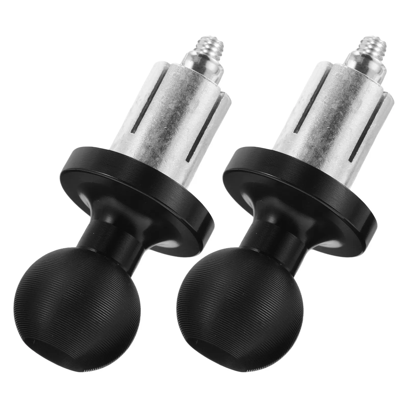 2Pcs Motorcycle Phone Holder Ball Mount Base 24Mm Metal Handlebar Clamp Strong Support Navigation Recording Accessories