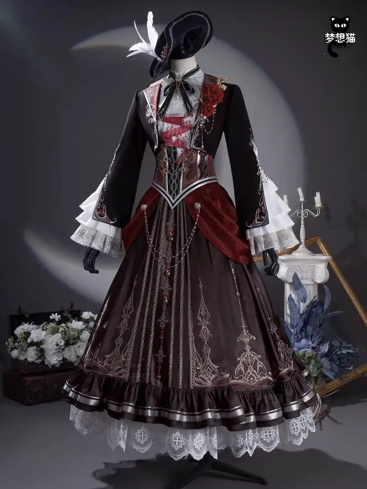 

New Love And Deepspace Sylus Qin Che Silverwing Demon Women Crimson Moon Soul Pact Game Anime Fiesta Carnival Halloween Cosplay