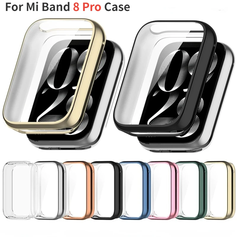 Мягкий чехол из ТПУ для часов Xiaomi Mi Band 8 Pro, защита от падения и царапин, защитный чехол высокого разрешения для Mi Band 8 Pro, чехол
