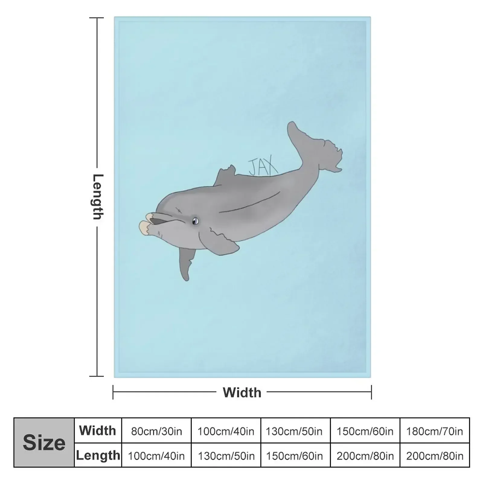 Jax Dolphin Throw Blanket For Sofa Thin Plaid on the sofa Blankets For Bed Furrys wednesday Summer Blankets