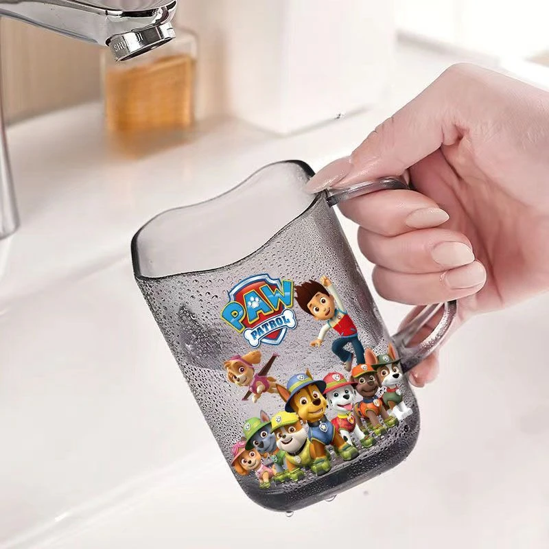 380 مللي باو باترول كوب لفرشاة الأسنان الحمام فرشاة غسيل كوب أنيمي صبي فتاة المحمولة البلاستيك كوب غسول الفم اكسسوارات الحمام هدية #5