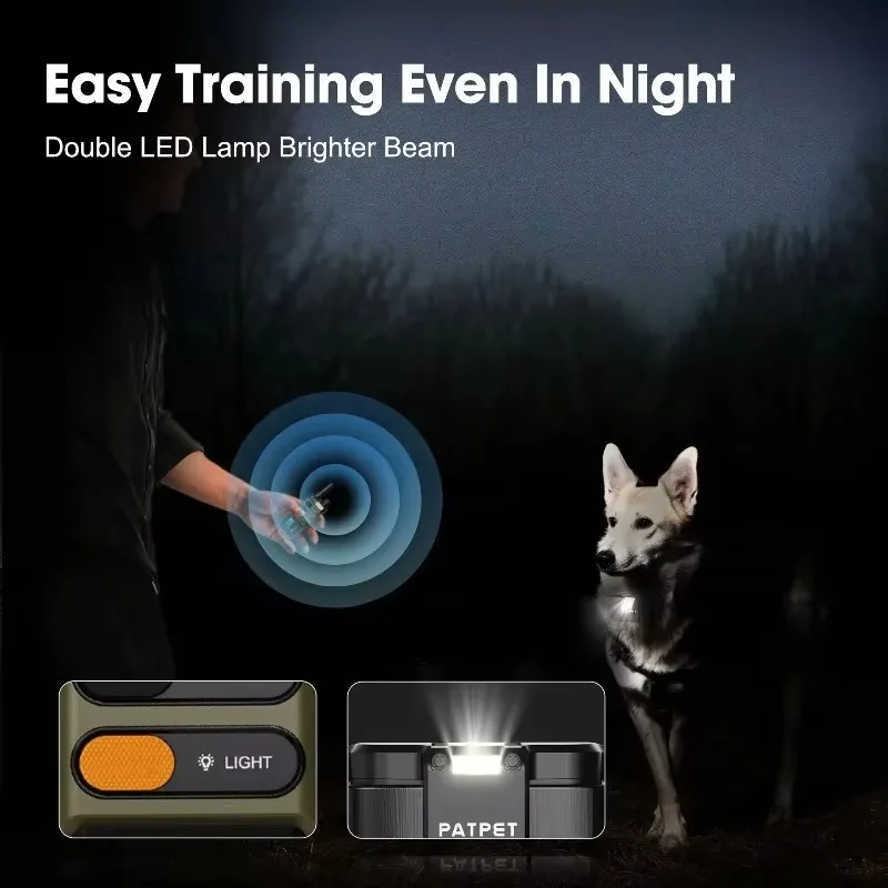 FurStarColor Screen Long Distance 1600 Meters Dog Remote Control Training Electronic Collar Anti-barking Device P-Collar 625 Vib