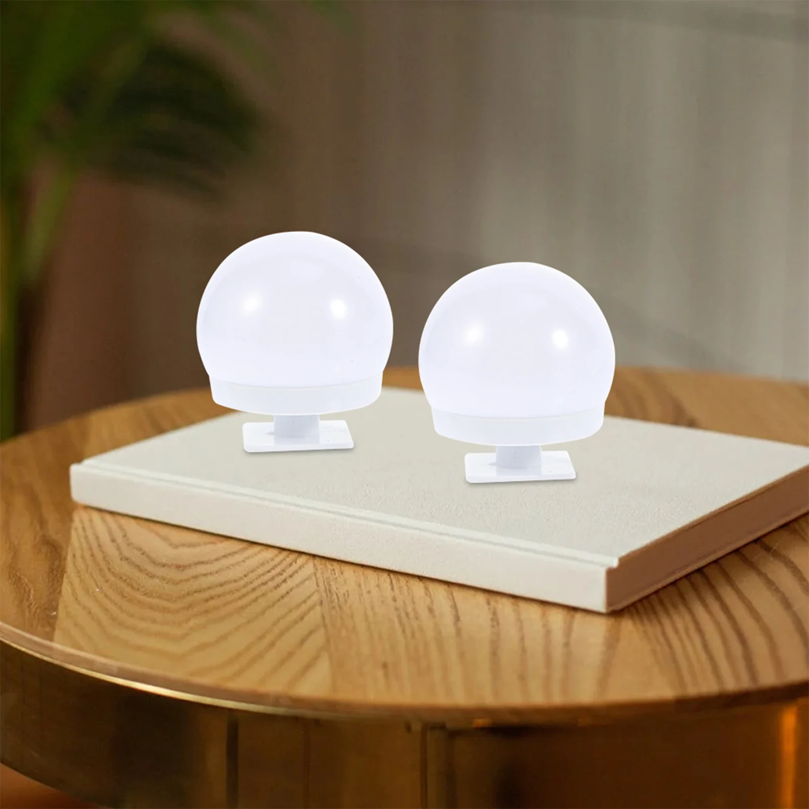 1 conjunto de luz led para espelho de maquiagem, brilho ajustável, usb, lâmpada de vaidade, banheiro, parede, adesivo, sem perfuração, fácil instalação, brilhante