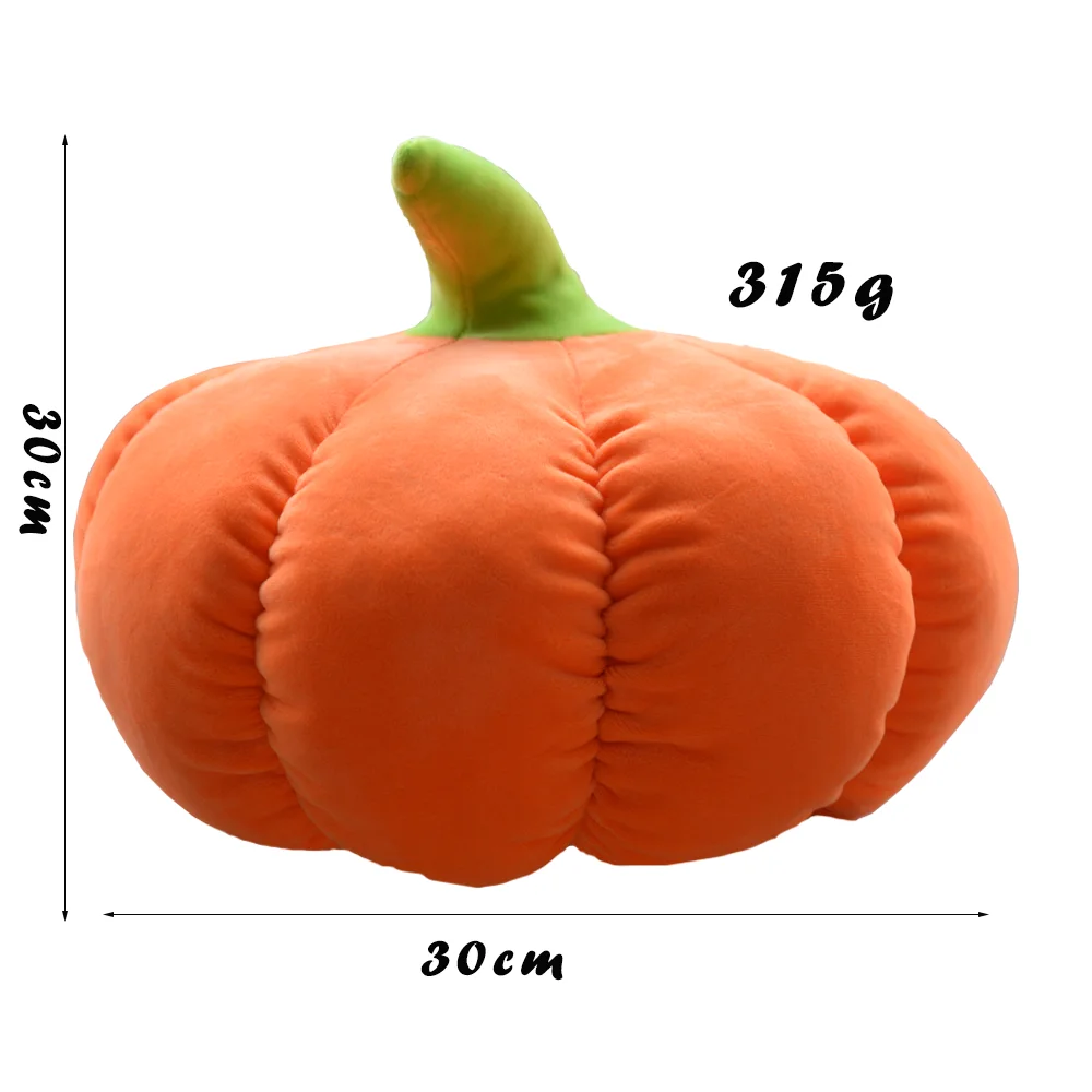 33cm Anime Pumpkin Plush Backpack Halloween Ghost Doll Pumpkin Pillow Lantern Bags Horror Cartoon Accessories Toy Girls Gifts