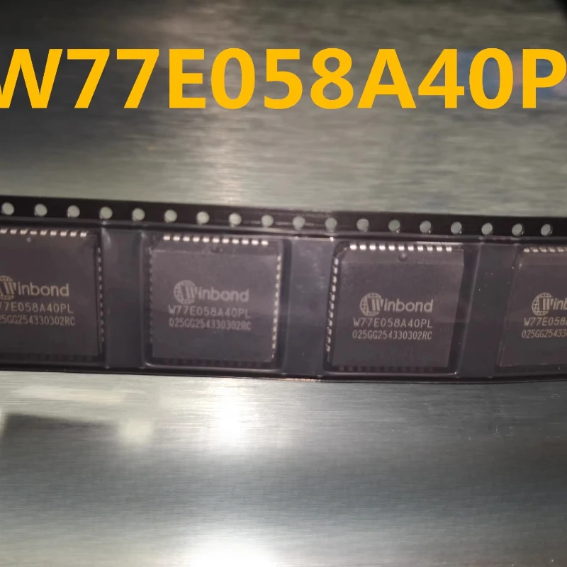 

5 шт./лот W77E058A40PL PLCC IC MCU 8 бит 32 КБ флэш-память 44PLCC